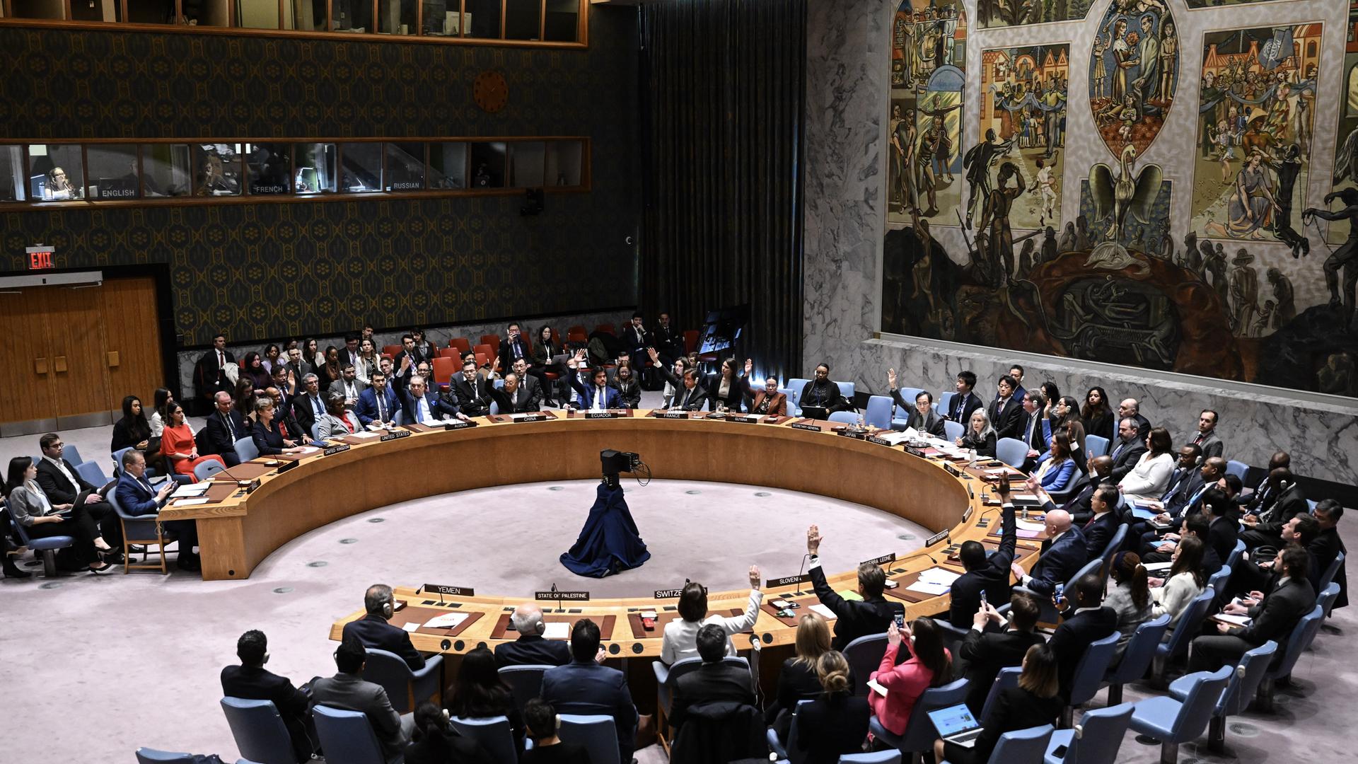 Blick in den UNO-Sicherheitsrat.