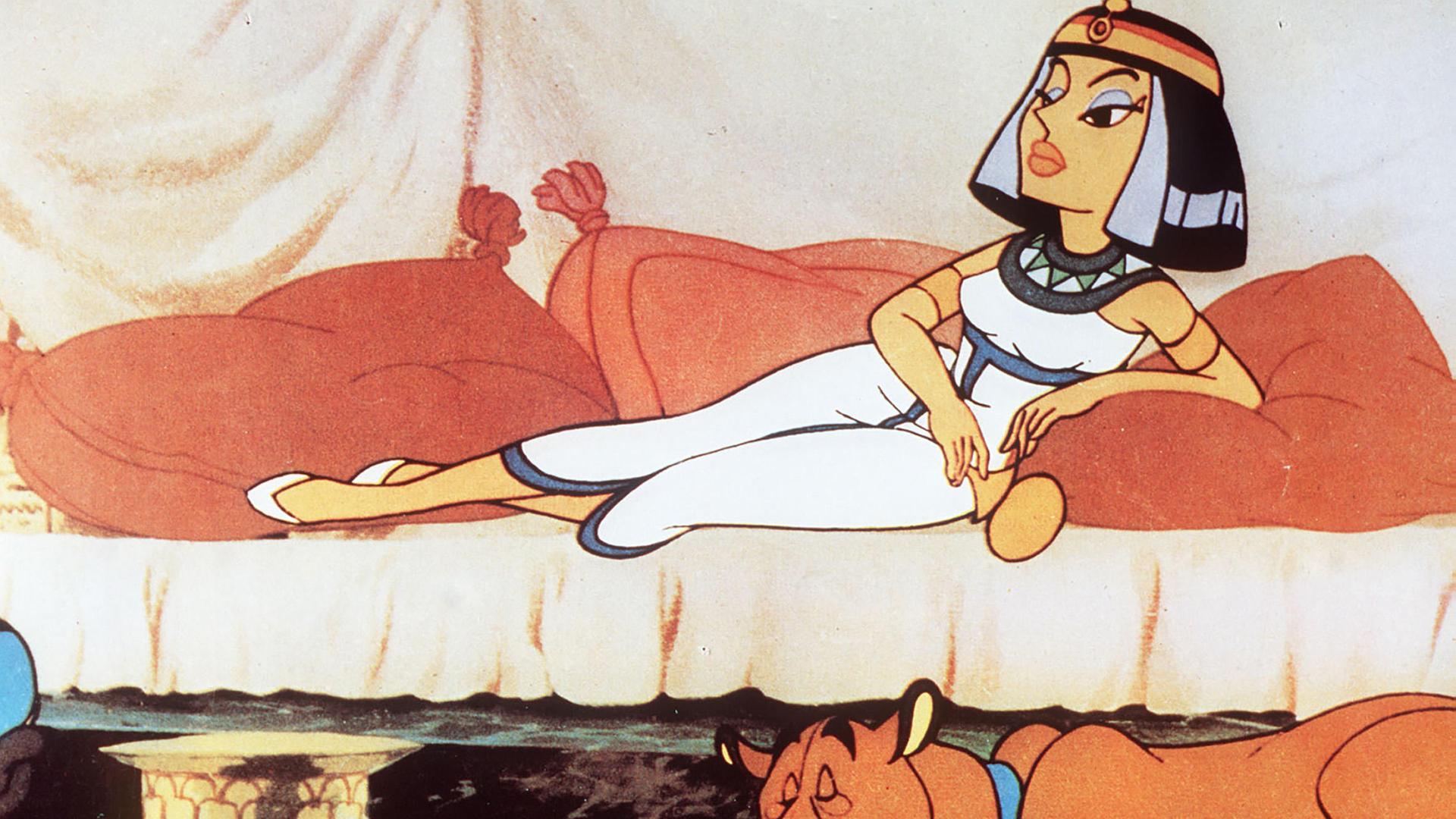 Szene aus dem Zeichentrickflim "asterix und Kleopatra" Szene aus dem Zeichentrickflim "asterix und Kleopatra"