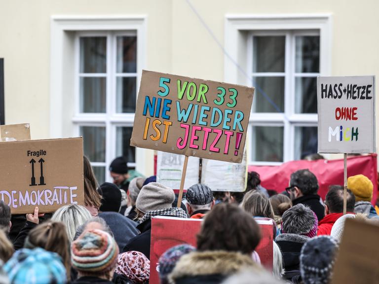 Demonstration in Brandenburg