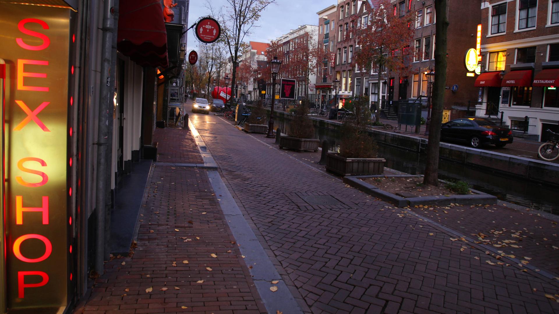 Rotlichtbezirk in Amsterdam.