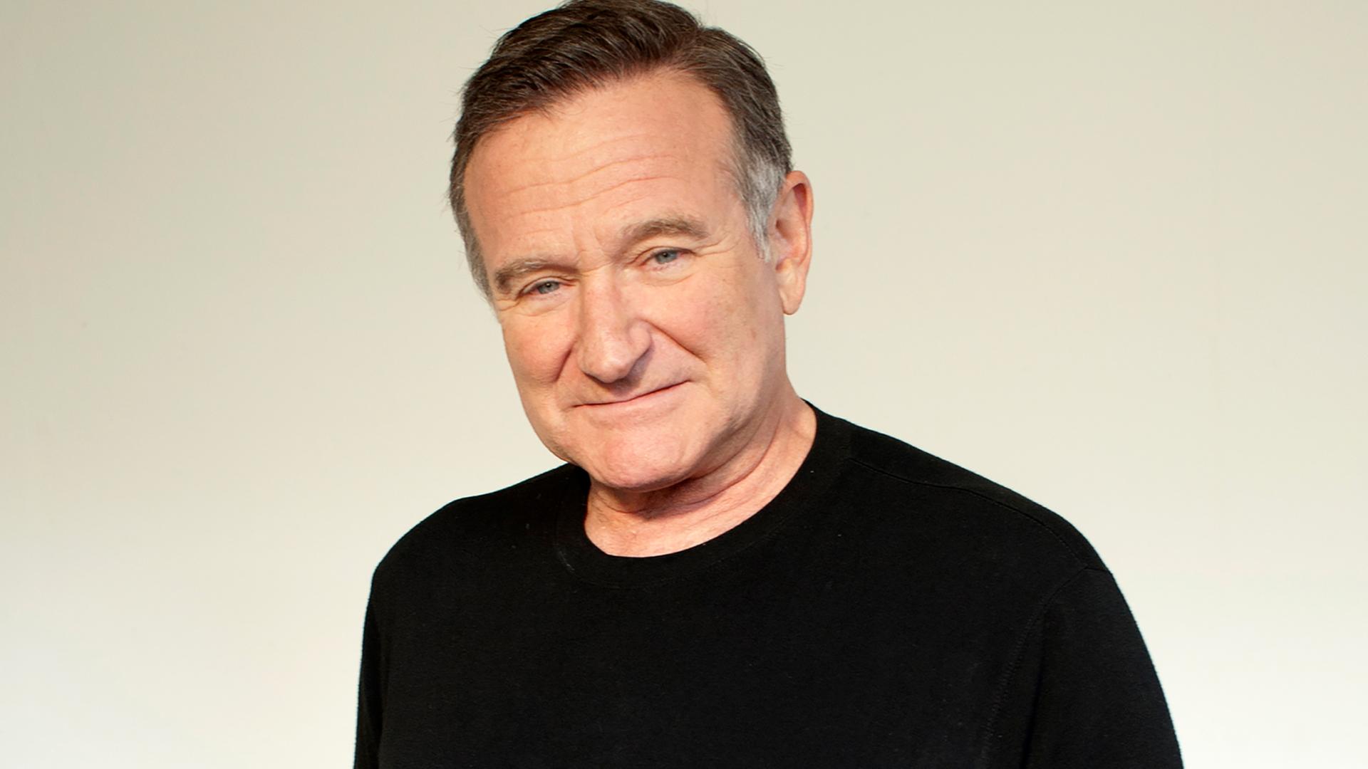 Der Schauspieler Robin Williams 2011 bei Aufnahmen zum Film "Happy Feet" in Beverly Hills, Kalifornien. 