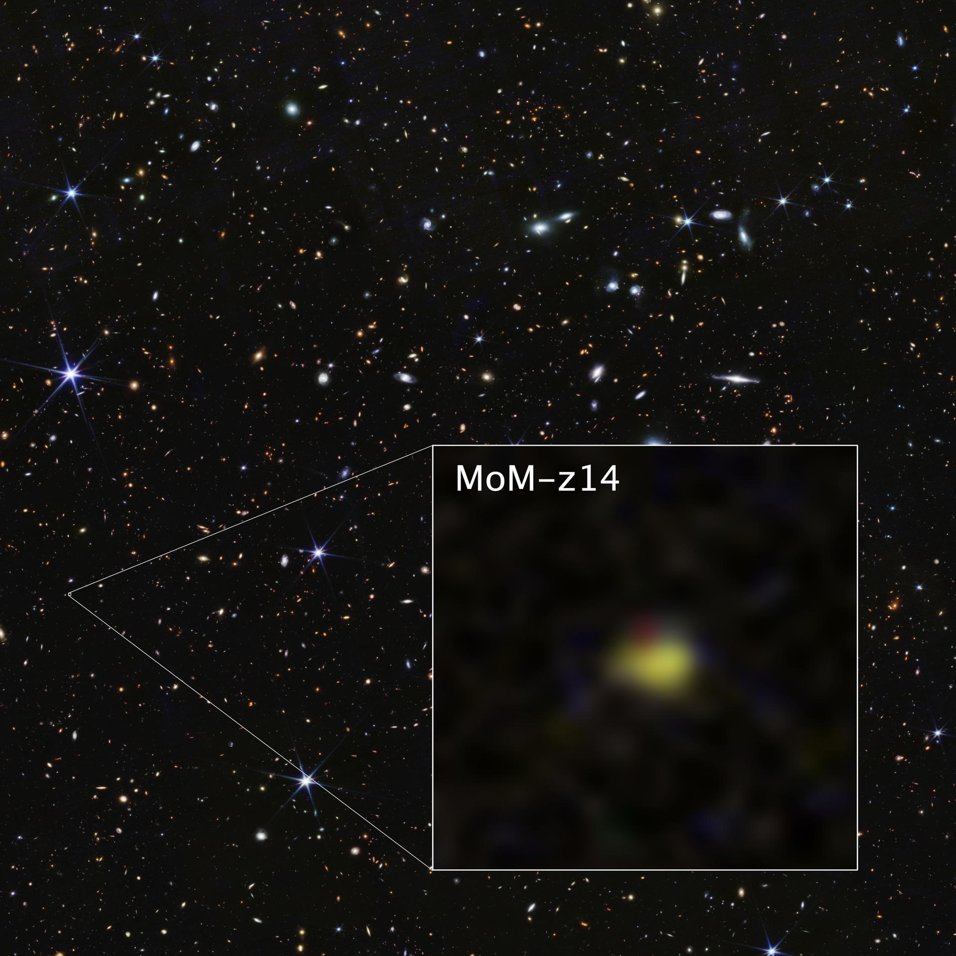 Die fernste und frühste Galaxie im Kosmos