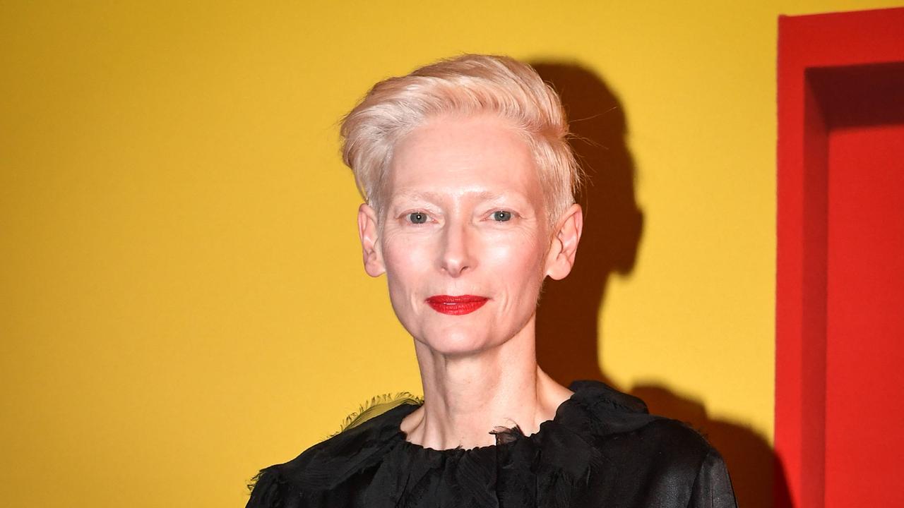 Porträtfoto der schottischen Schauspielerin Tilda Swinton im Rahmen einer Preview des Films "The Room Next Door" 