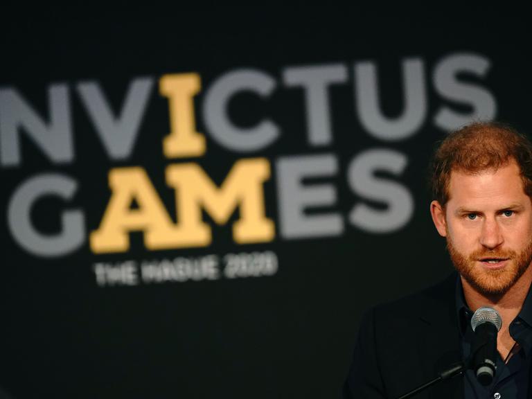 Initiator Prinz Harry spricht bei den Invictus Games in Den Haag