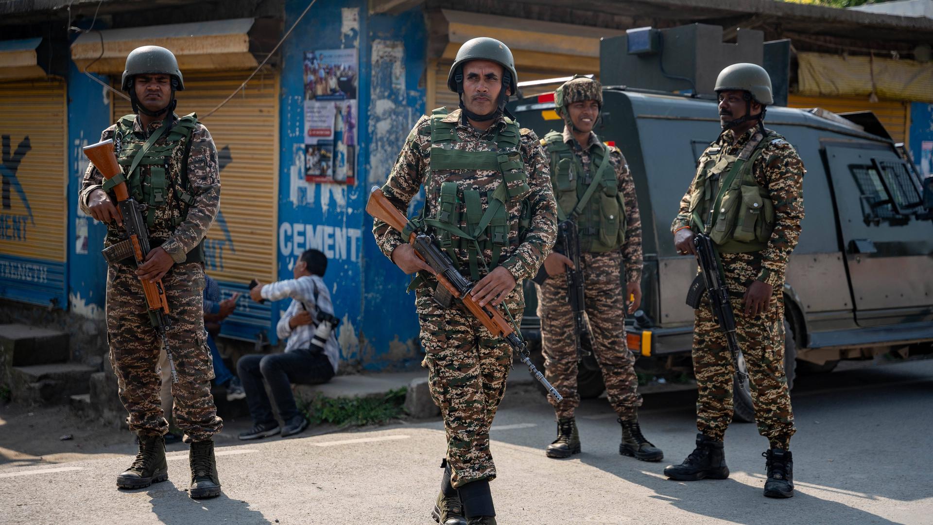 Indische Soldaten
