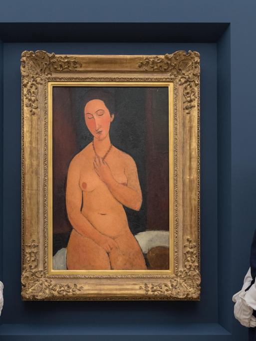 Sotheby’s präsentiert in London Gemälde von Amedeo Modigliani aus der Lewis-Sammlung.