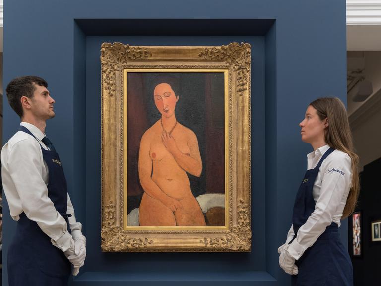 Sotheby’s präsentiert in London Gemälde von Amedeo Modigliani aus der Lewis-Sammlung.