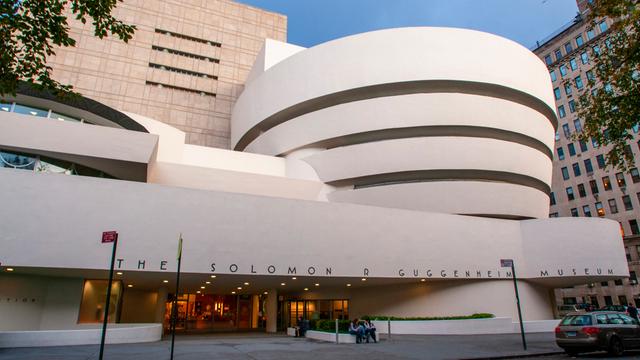 Das Solomon R. Guggenheim Museum auf der New Yorker 5th Avenue in Manhattan.