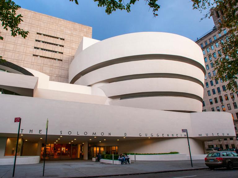 Das Solomon R. Guggenheim Museum auf der New Yorker 5th Avenue in Manhattan.