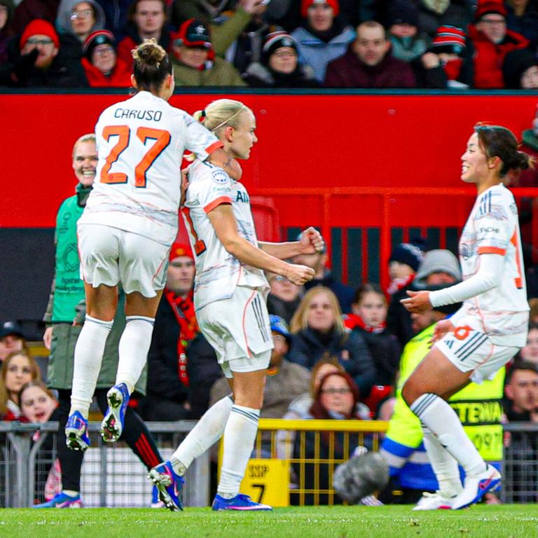 Fußball - Münchnerinnen gewinnen Viertelfinal-Hinspiel in der Champions League