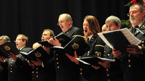 Konzert des Saarknappenchores und der Bergkapelle am Sonntatg (27.11.2011) in der Congresshalle in Saarbrücken.