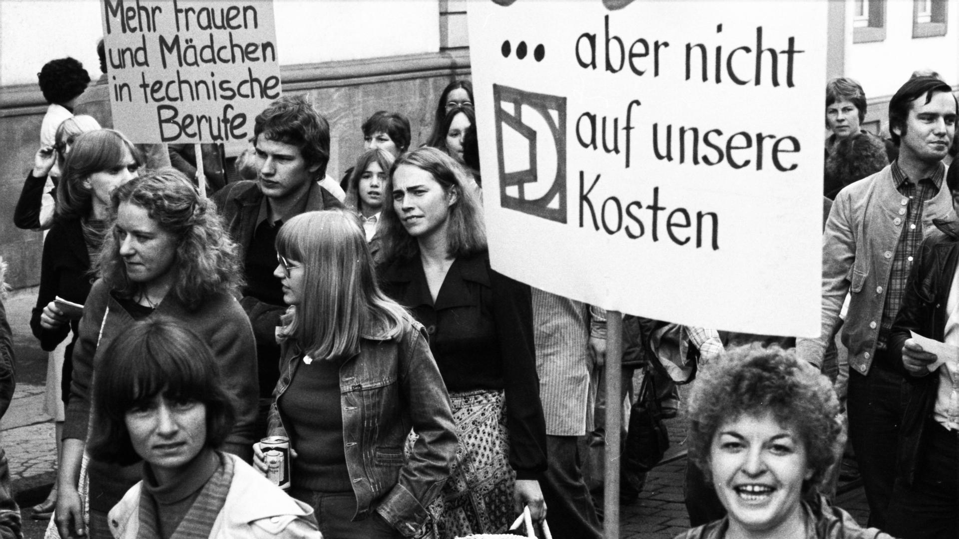 Frauen fordern gleichen Lohn - 1978