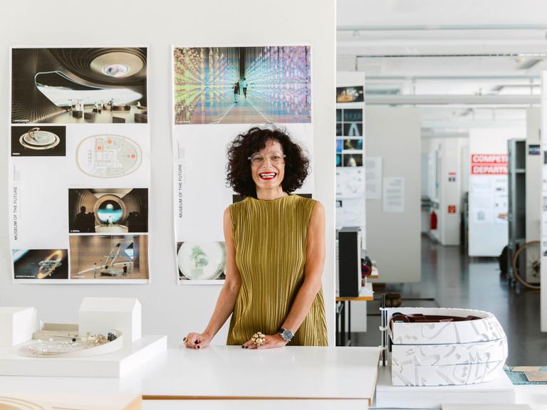 Die Architektin Shirin Frangoul-Brückner in ihrem Atelier.