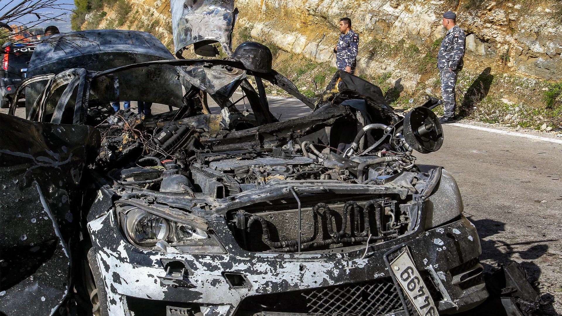 Ein ausgebranntes Angriff nach einem Angriff