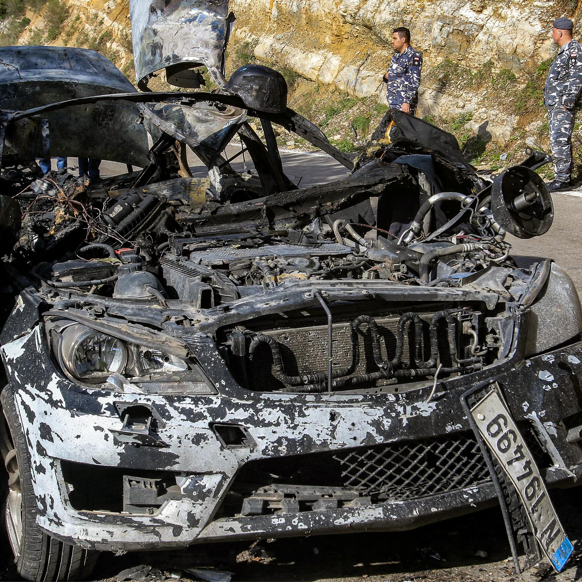 Ein ausgebranntes Angriff nach einem Angriff