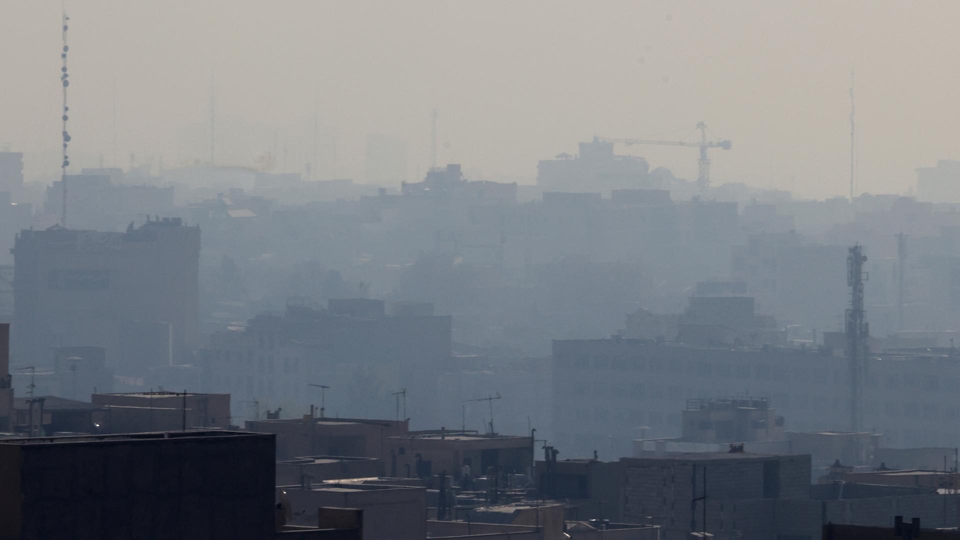 Smog in der iranischen Hauptstadt Teheran.