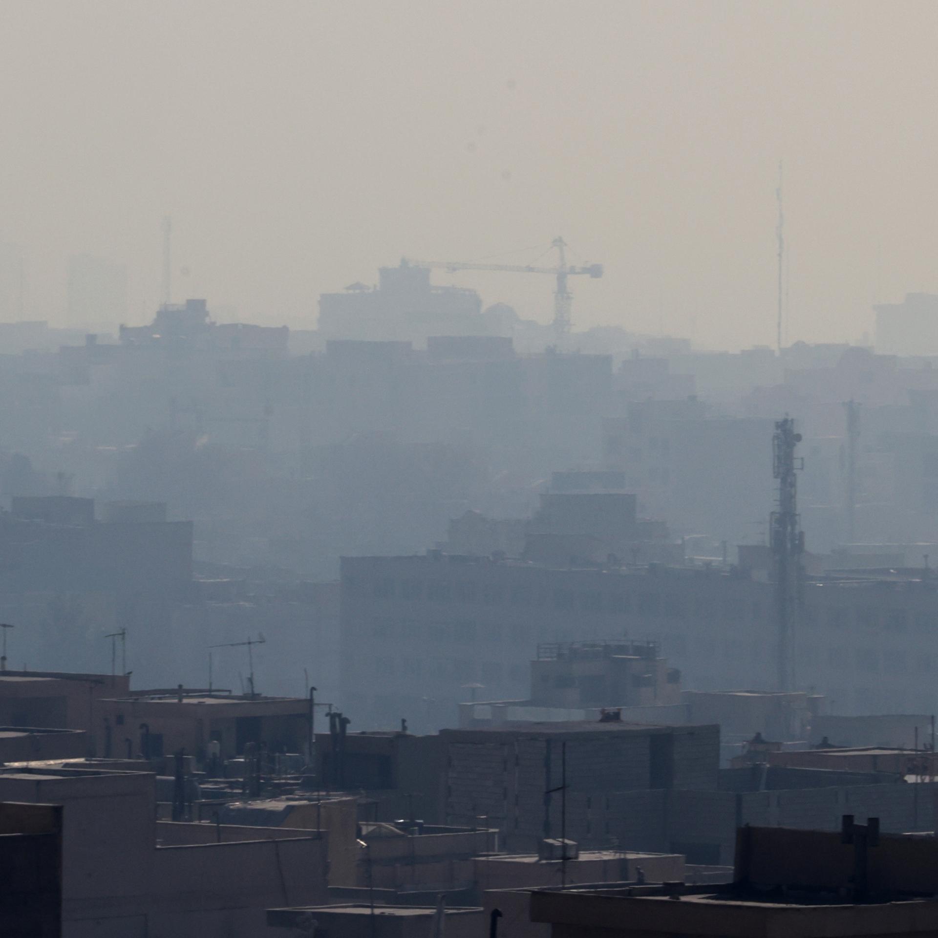 Smog in der iranischen Hauptstadt Teheran.