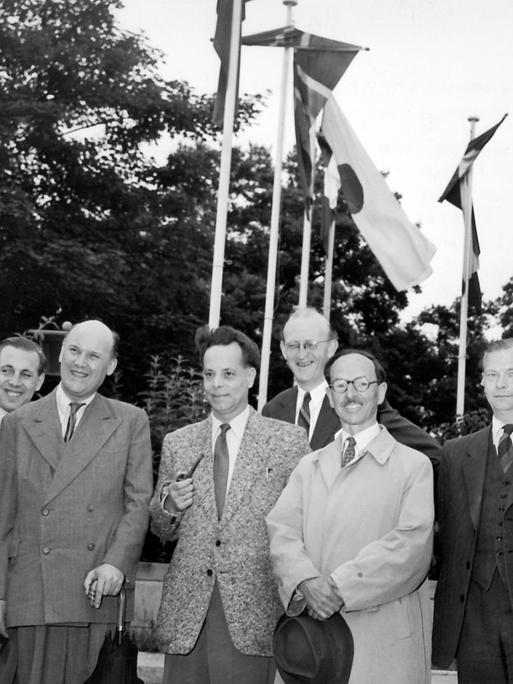  23. Juni 1951: Eröffnung des Musikfests der Internationalen Gesellschaft für neue Musik (IGNM) im Sendesaal des Hessischen Rundfunks in Frankfurt