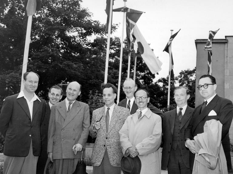  23. Juni 1951: Eröffnung des Musikfests der Internationalen Gesellschaft für neue Musik (IGNM) im Sendesaal des Hessischen Rundfunks in Frankfurt