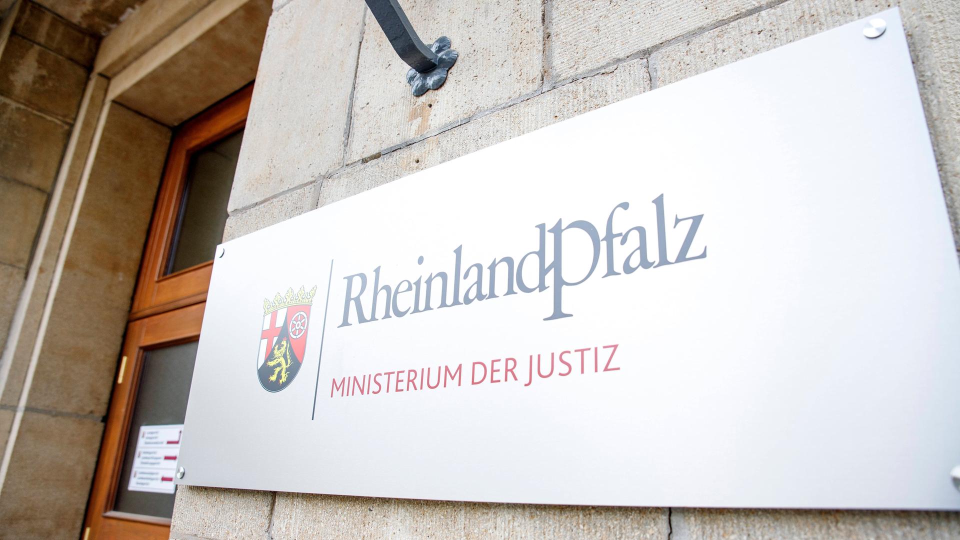 Das Ministerium der Justiz von Rheinland-Pfalz in Mainz