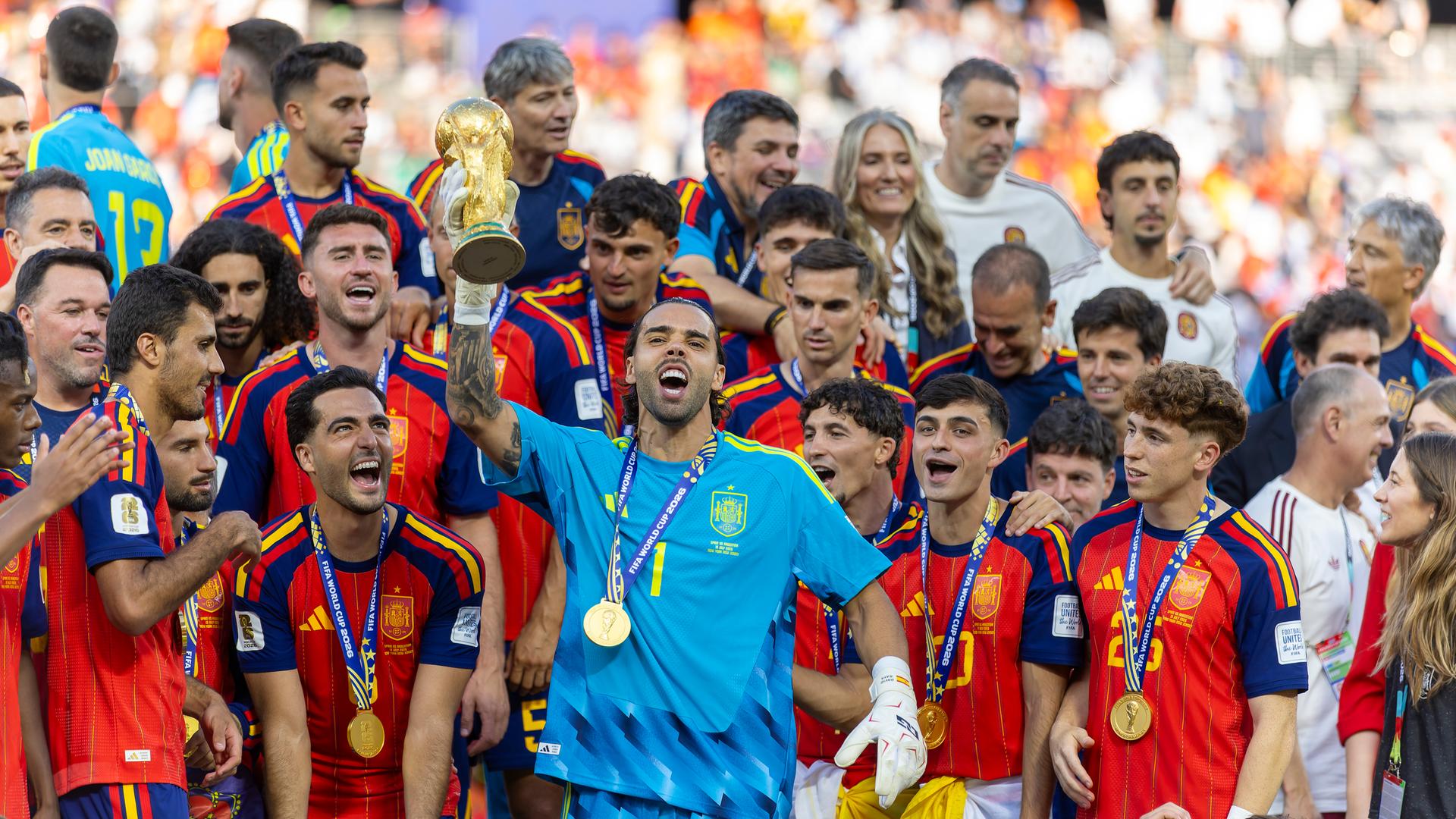 Weltmeister - Spanische Nationalmannschaft wird in Madrid empfangen