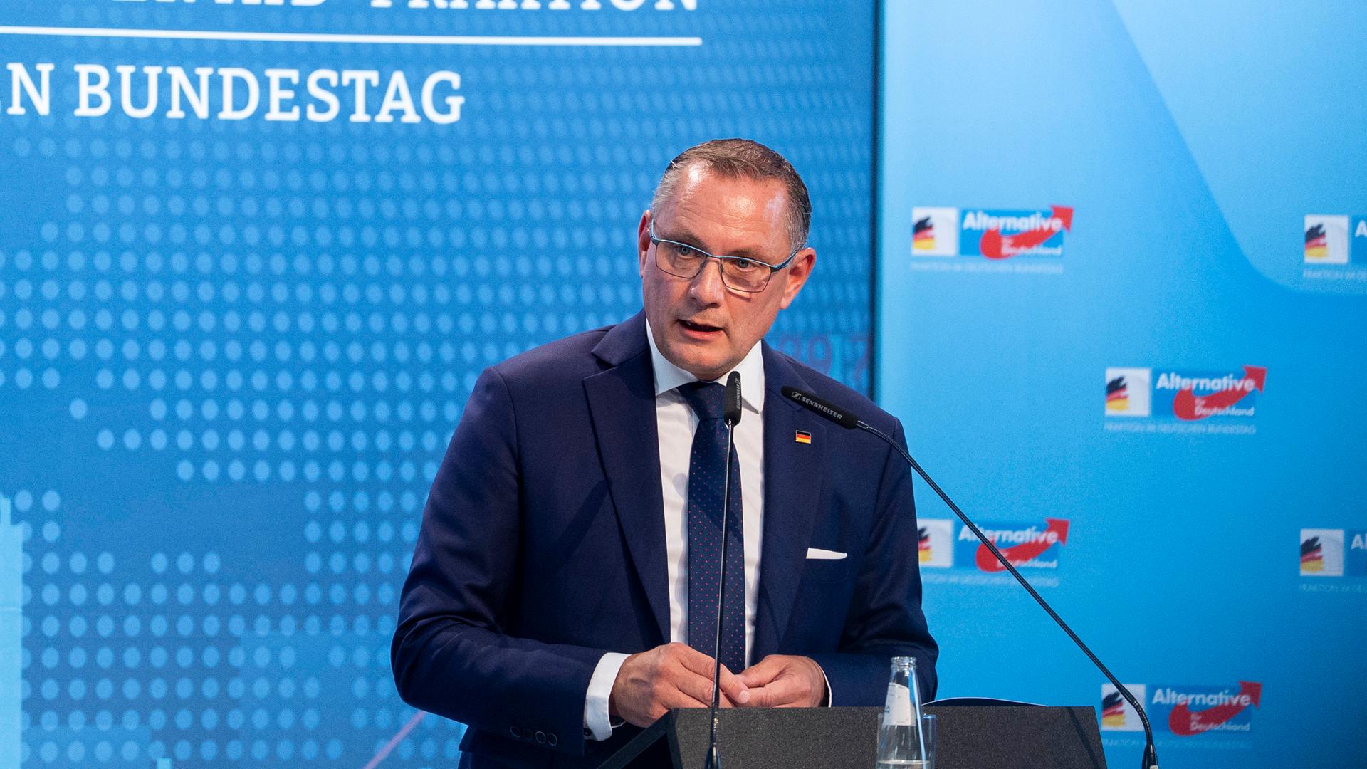 Tino Chrupalla (AfD) beim 2. Unternehmertag der AfD Fraktion im Deutschen Bundestag am 10.09.26 in Berlin. Tino Chrupalla (AfD) beim 2. Unternehmertag der AfD Fraktion im Deutschen Bundestag am 10.09.26 in Berlin.