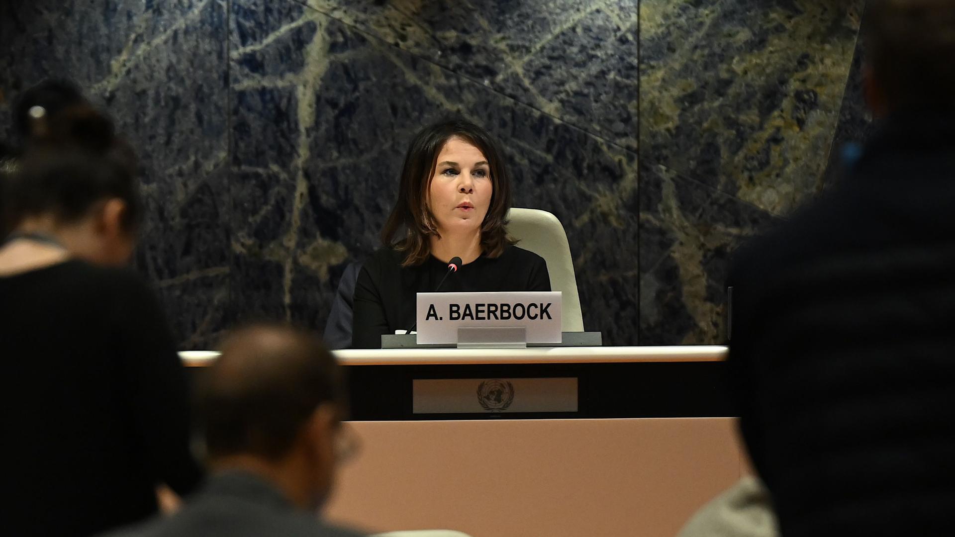 Annalena Baerbock, Bundesministerin des Auswärtigen, spricht beim High Level Segment der Genfer Abrüstungskonferenz. Annalena Baerbock, Bundesministerin des Auswärtigen, spricht beim High Level Segment der Genfer Abrüstungskonferenz.