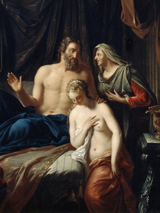Abraham mit seiner Frau Sarah und Hagar (Gemälde von Adriaen van der Werff) Abraham mit seiner Frau Sarah und Hagar (Gemälde von Adriaen van der Werff)