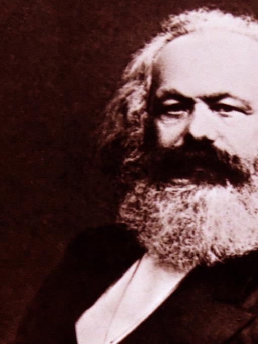 Porträt  Karl Marx (1818-1883)