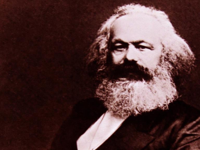 Porträt  Karl Marx (1818-1883)