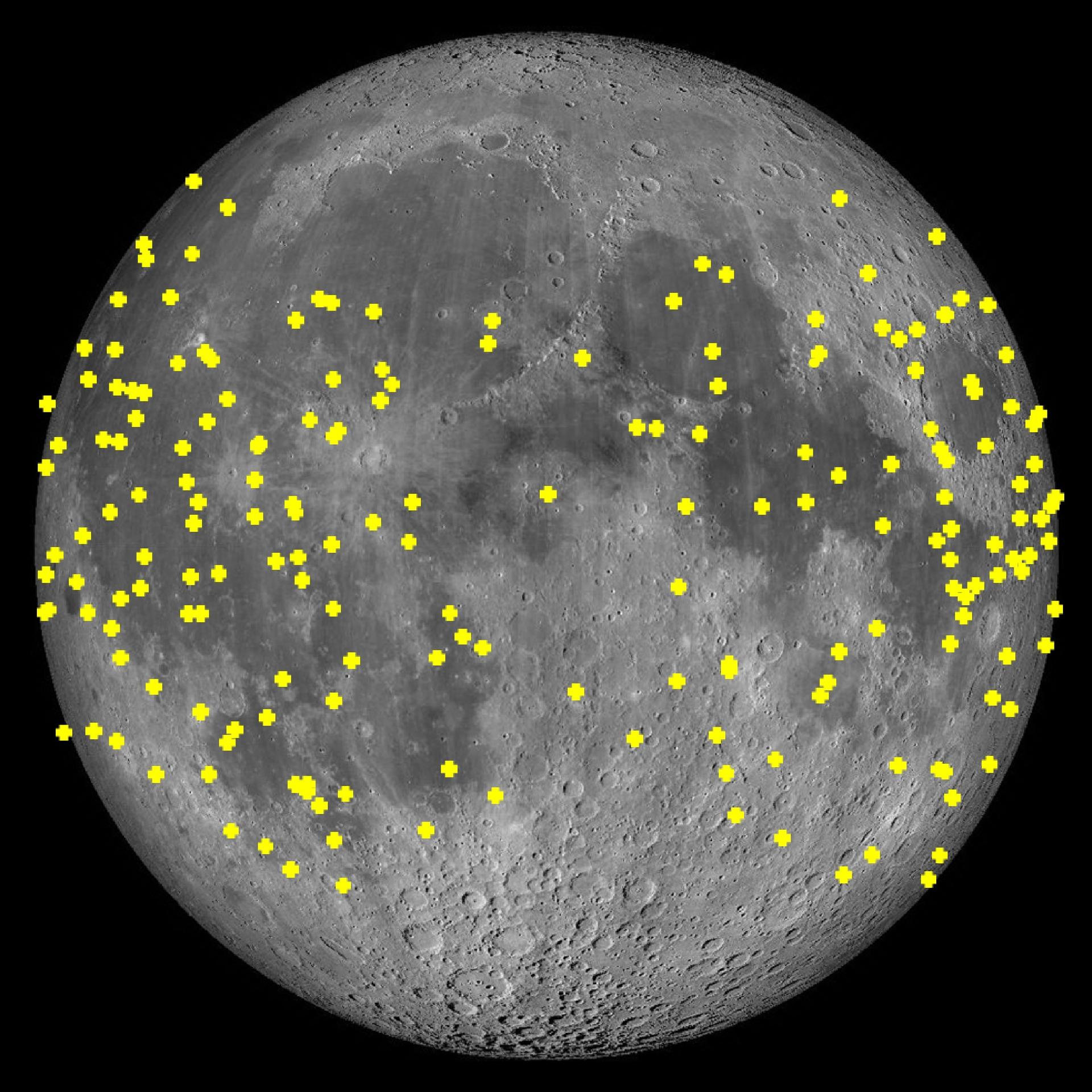 Artemis-2-Beobachtung - Die Lichtblitze der Asteroiden-Treffer auf dem Mond