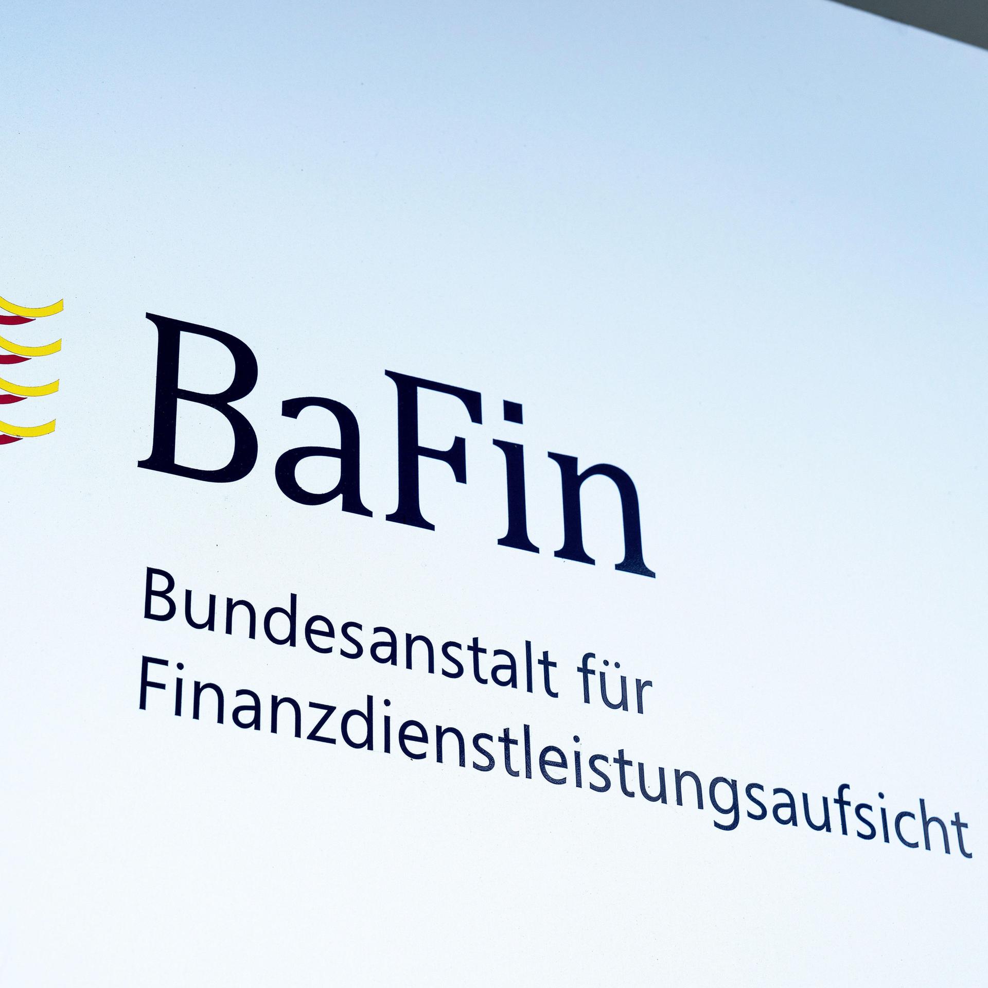 Logo der Bundesanstalt für Finanzdienstleistungsaufsicht (Bafin) in Bonn.