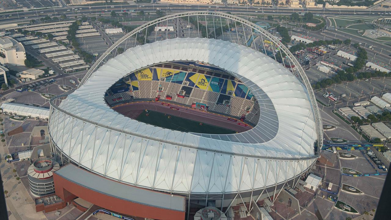 Das Khalifa International Stadium in Doha, Katar
