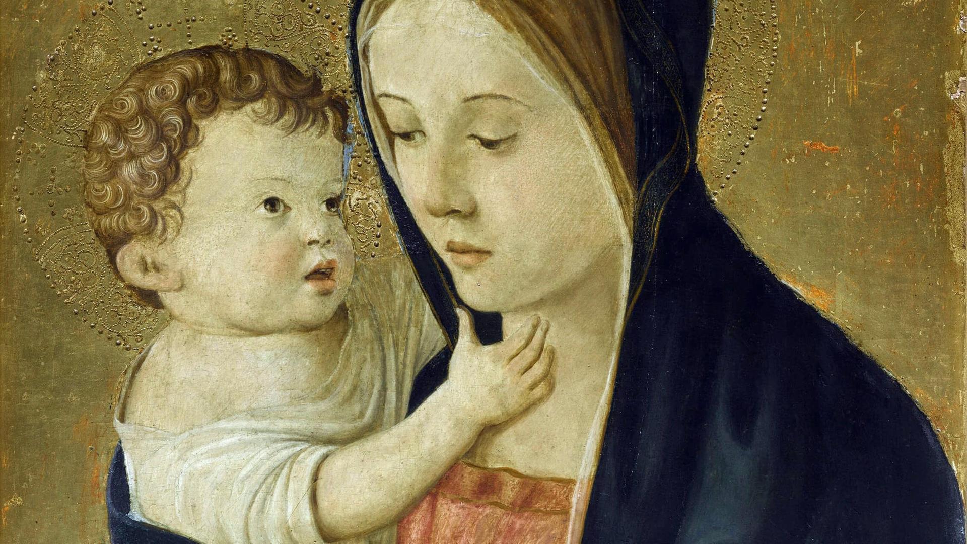 Jungfrau und Kind von Giovanni Bellini (1430-1516). Jungfrau und Kind von Giovanni Bellini (1430-1516).