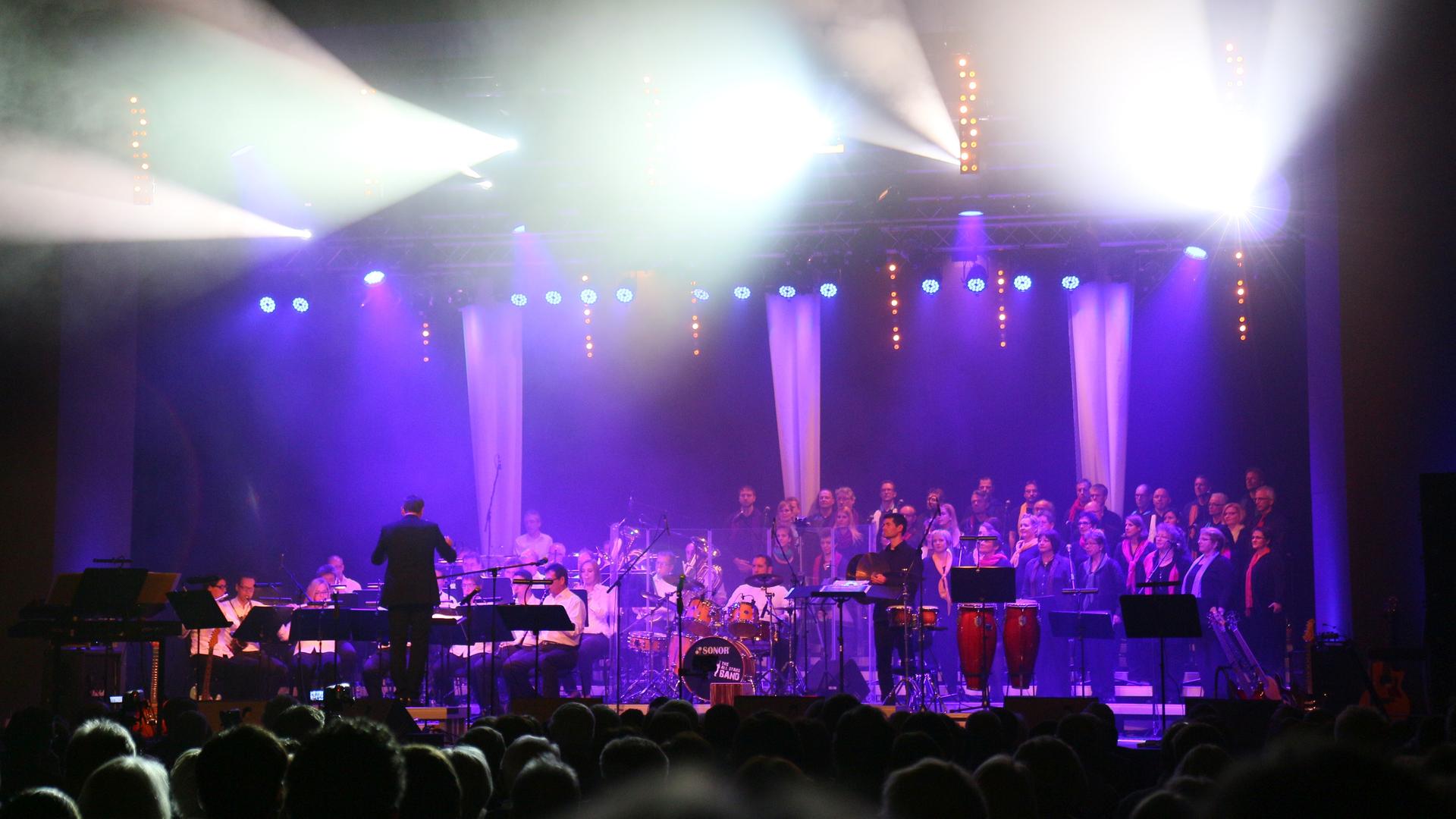 Der Firmenchor Air Voices probt einmal pro Woche in der Mittagspause.