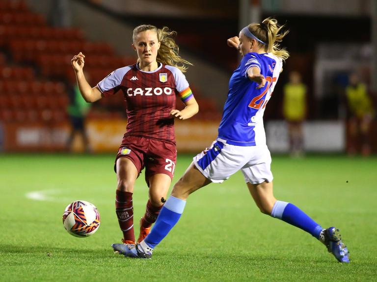 Walsall, England, December 15th Marisa Ewers 21 Aston Villa during the FA Womens Continental Cup game between Aston Villa and Blackburn Rovers at Banks s Stadium in Walsall. Orlagh Malone Gardner/SPP Aston Villa v Blackburn Rovers - FA Womens Continental Cup - Banks s Stadium PUBLICATIONxNOTxINxBRAxMEX