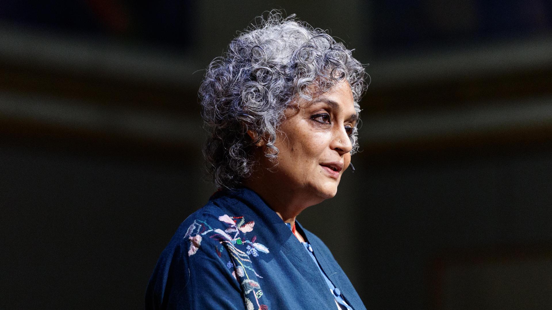 Die Schriftstellerin Arundhati Roy Die Schriftstellerin Arundhati Roy