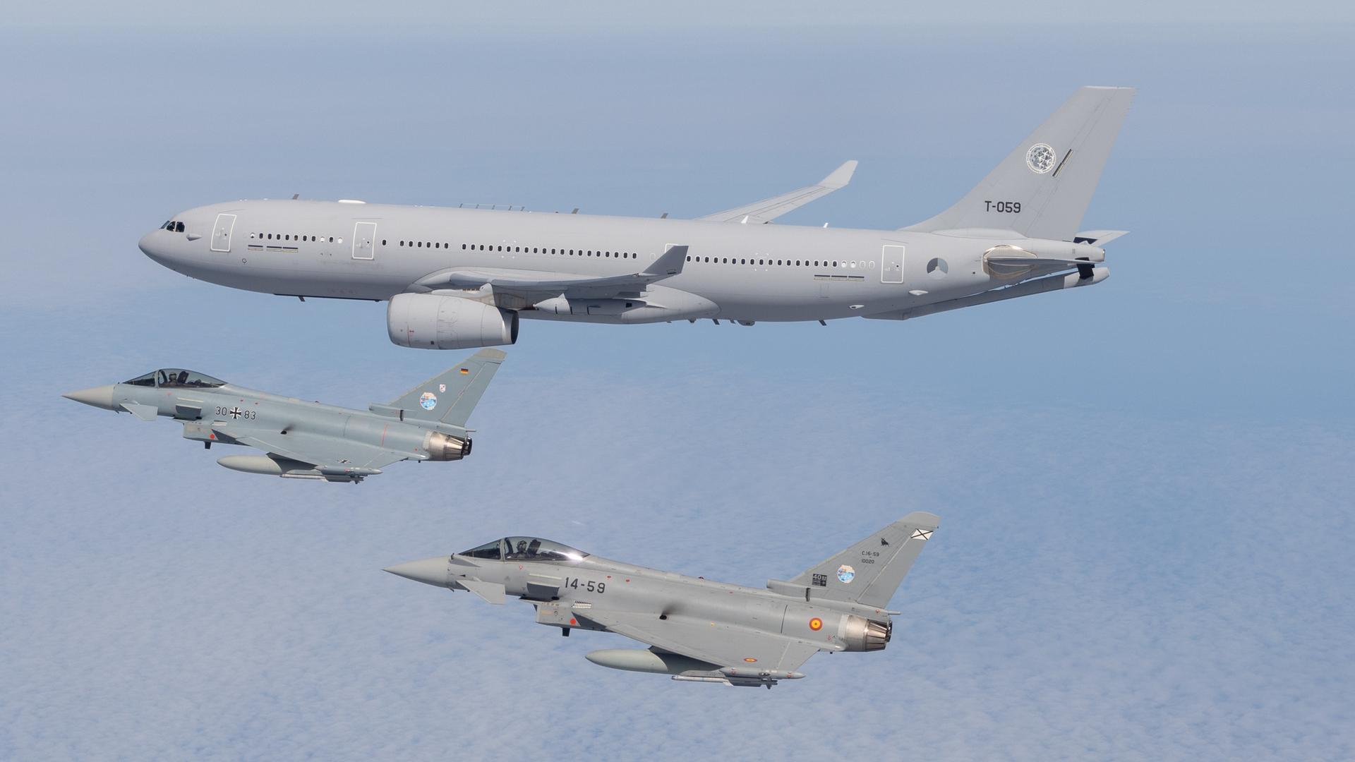 Die Eurofighter der deutschen Luftwaffe werden nach Japan überführt, um an der Übung "Nippon Skies" teilzunehmen.