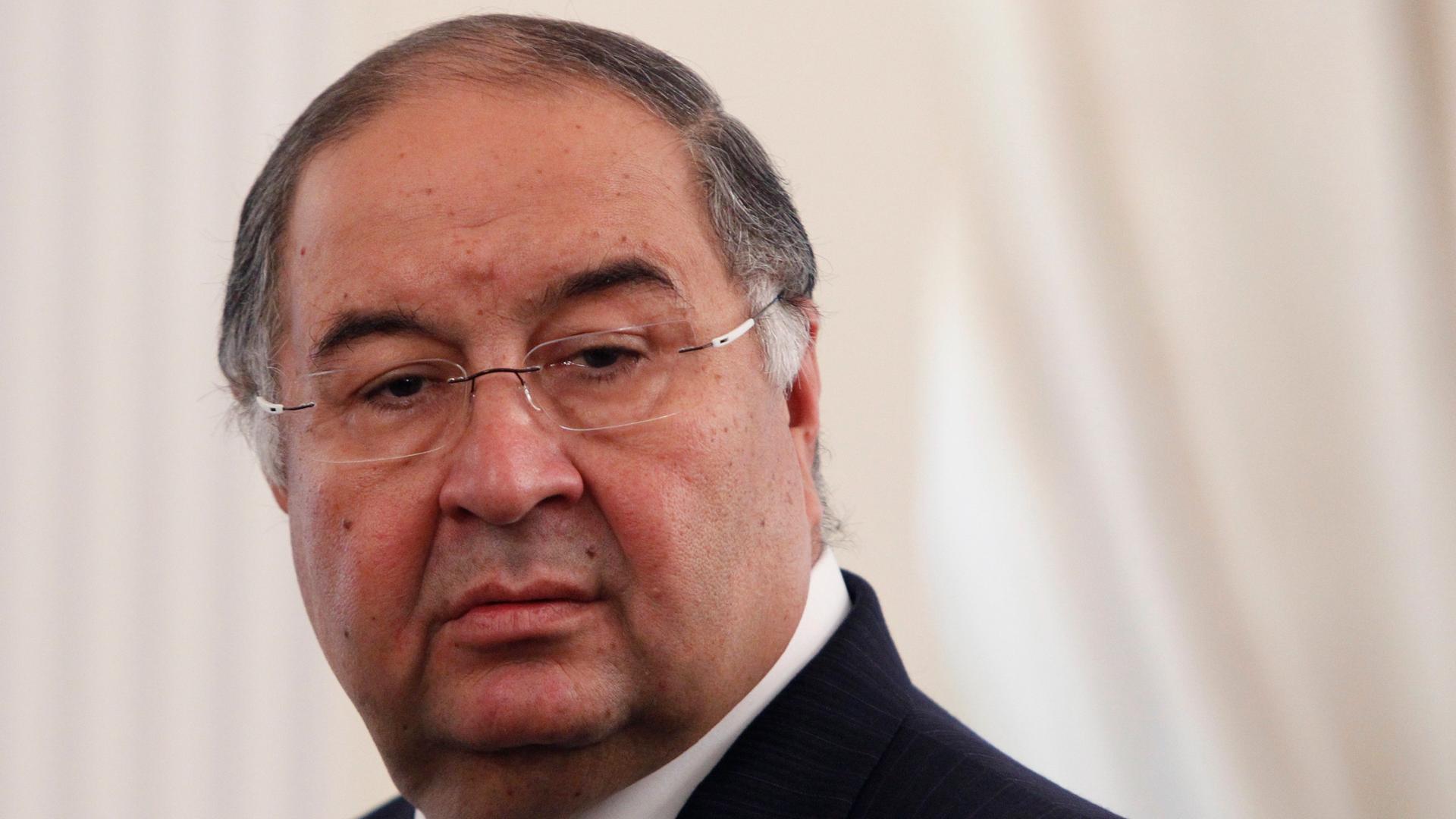 Der russisch-usbekische Oligarch Usmanow im Proträt Der russisch-usbekische Oligarch Usmanow im Proträt