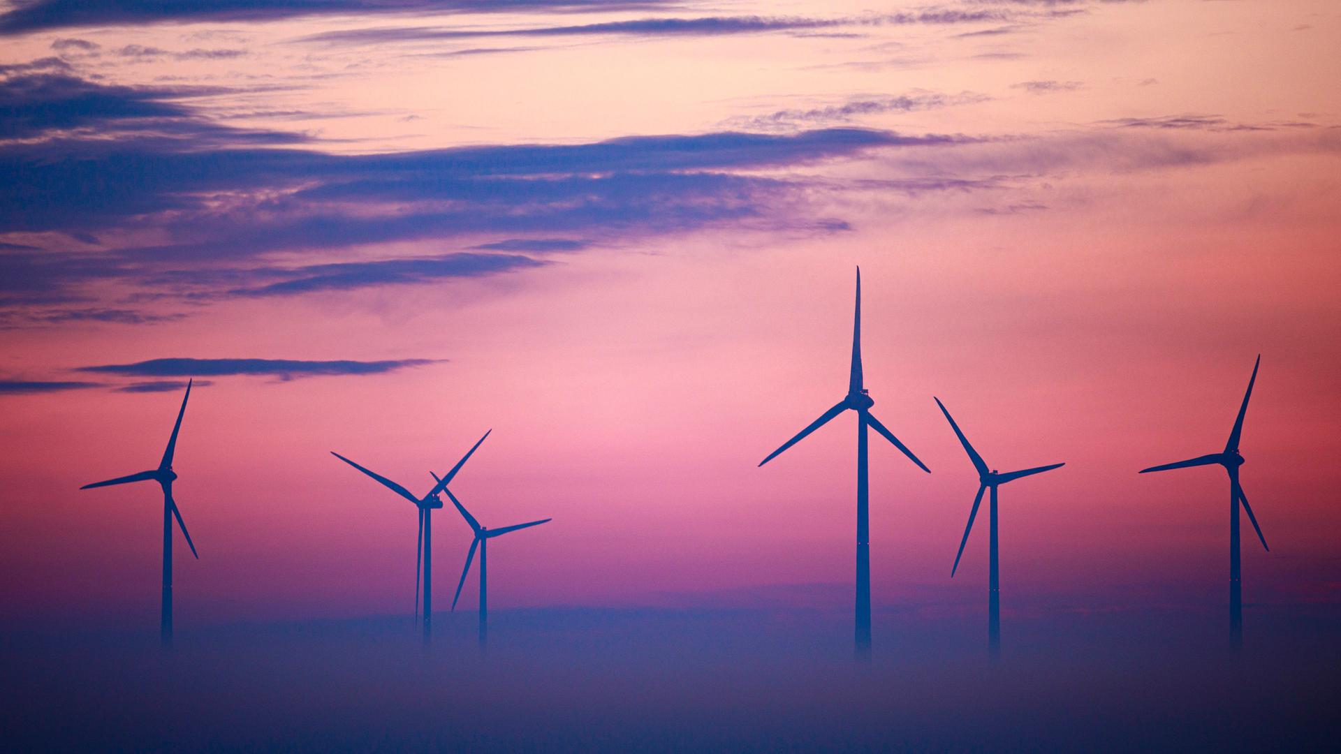 Windräder in Deutschland