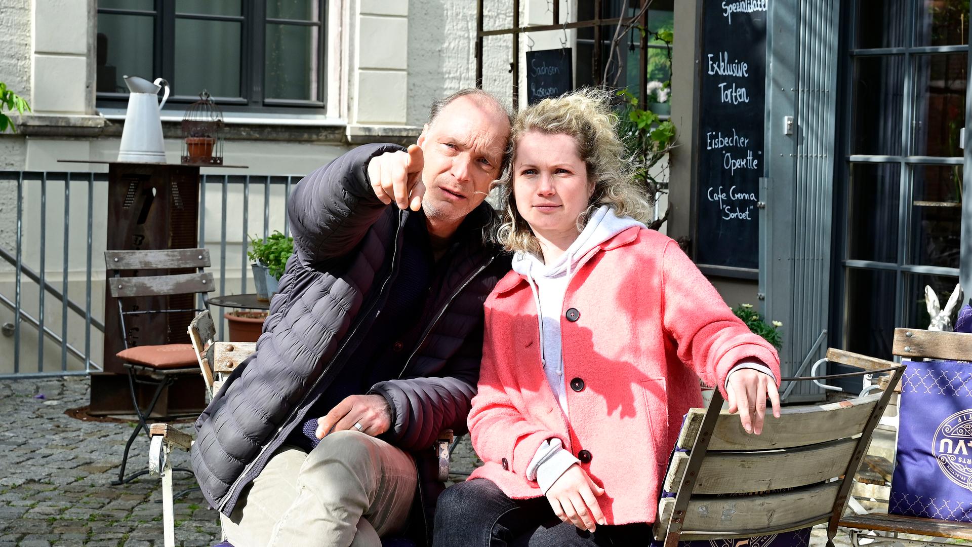  Das Team des Dresdner "Tatort": Martin Brambach und Cornelia Gröschel.