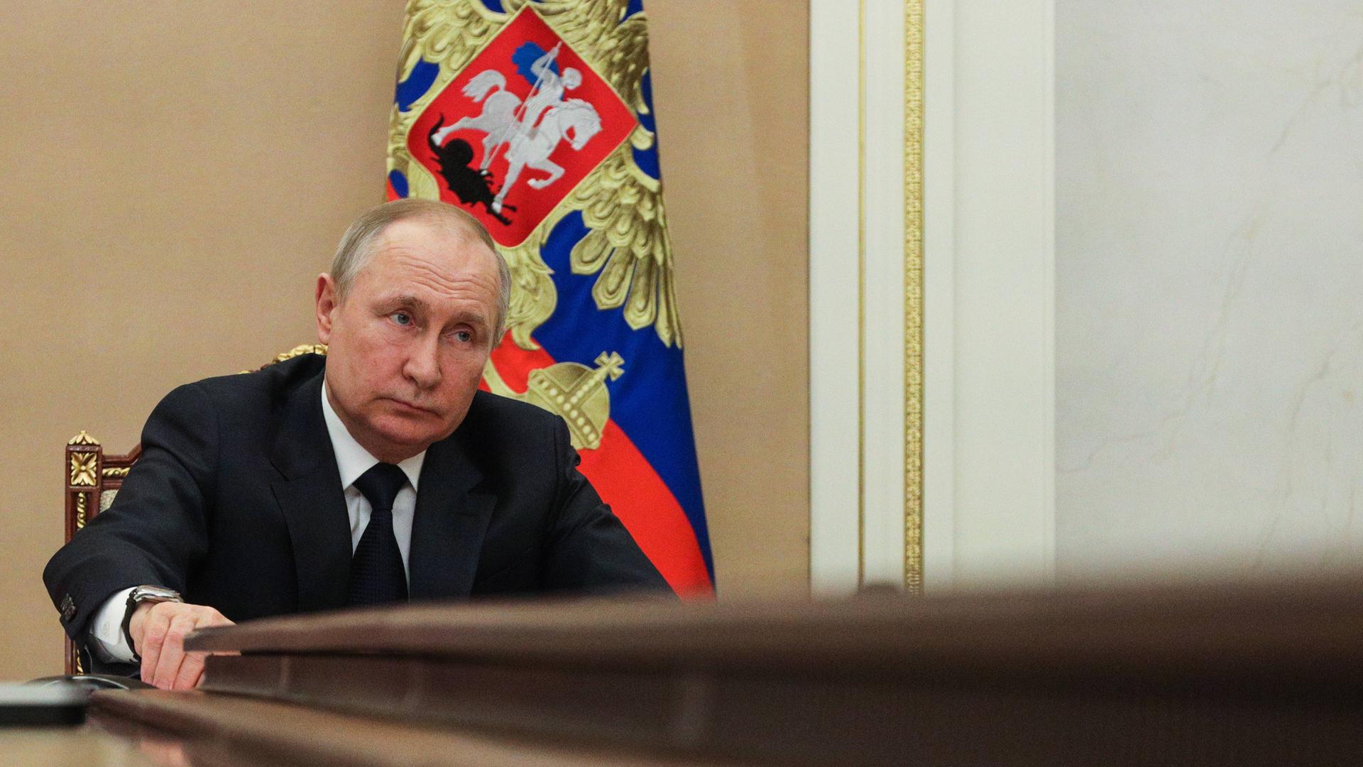 Der russische Präsident Wladimir Putin im Kreml