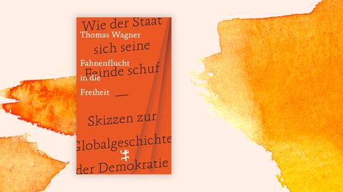 Schwarze und weiße Buchstaben auf einem roten Buchcover bilden den Autorennamen und den Buchtitel.