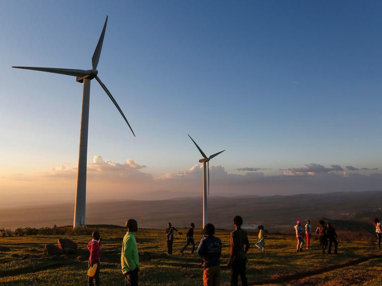 Windkraft in Kenia, die Ngong Power Station