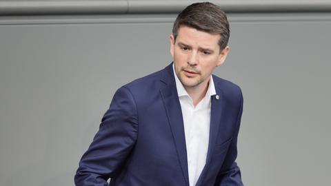 Marcus Faber (FDP) spricht in der Debatte zur deutschen Außen- und Sicherheitspolitik im Bundestag.