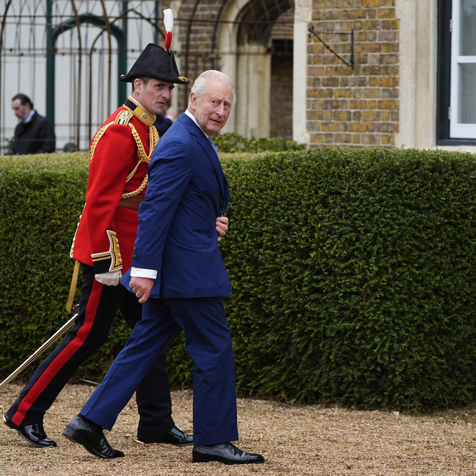 Staatsbesuch - König Charles III. tTrump