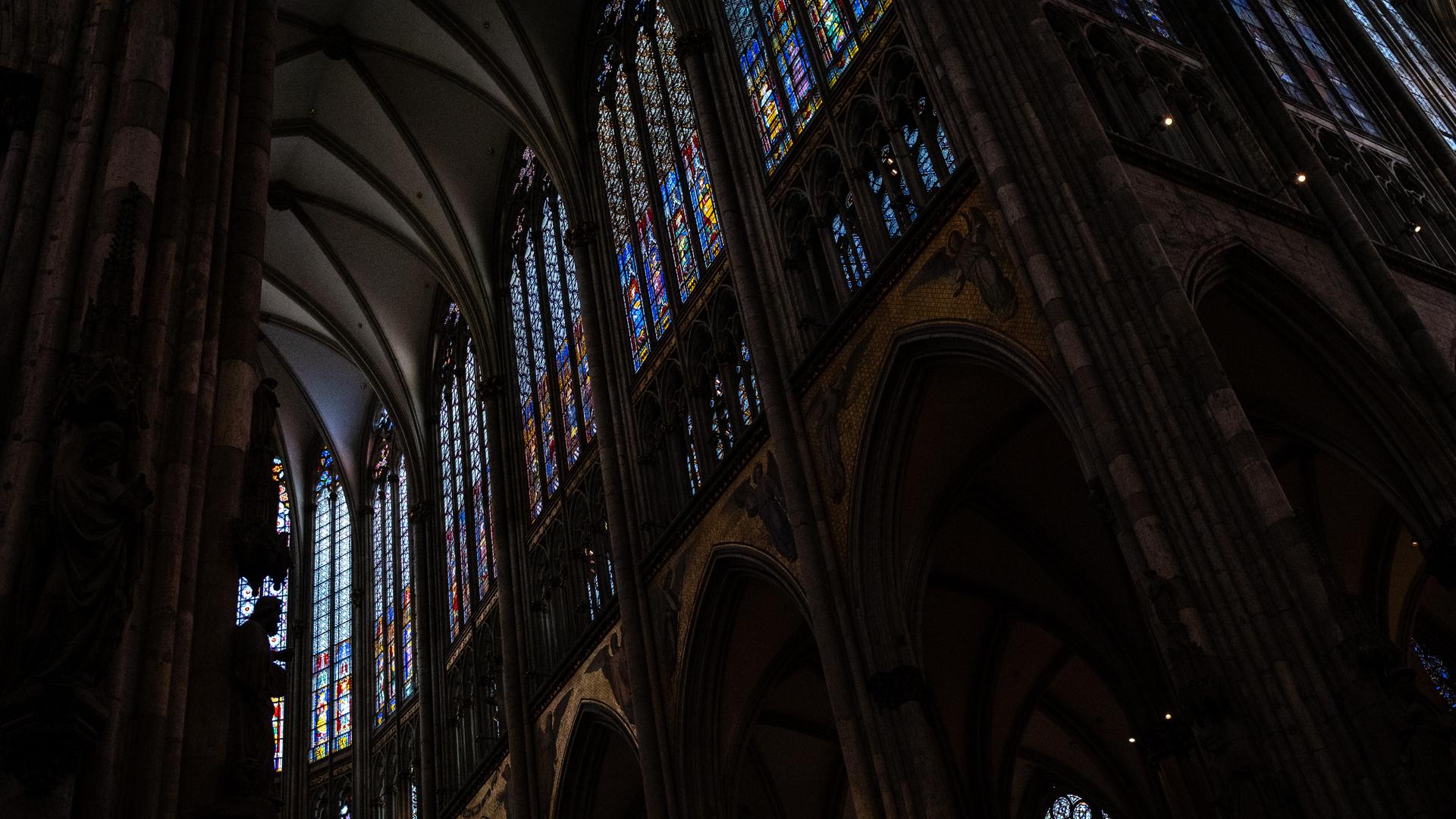 Innenansicht des Kölner Doms