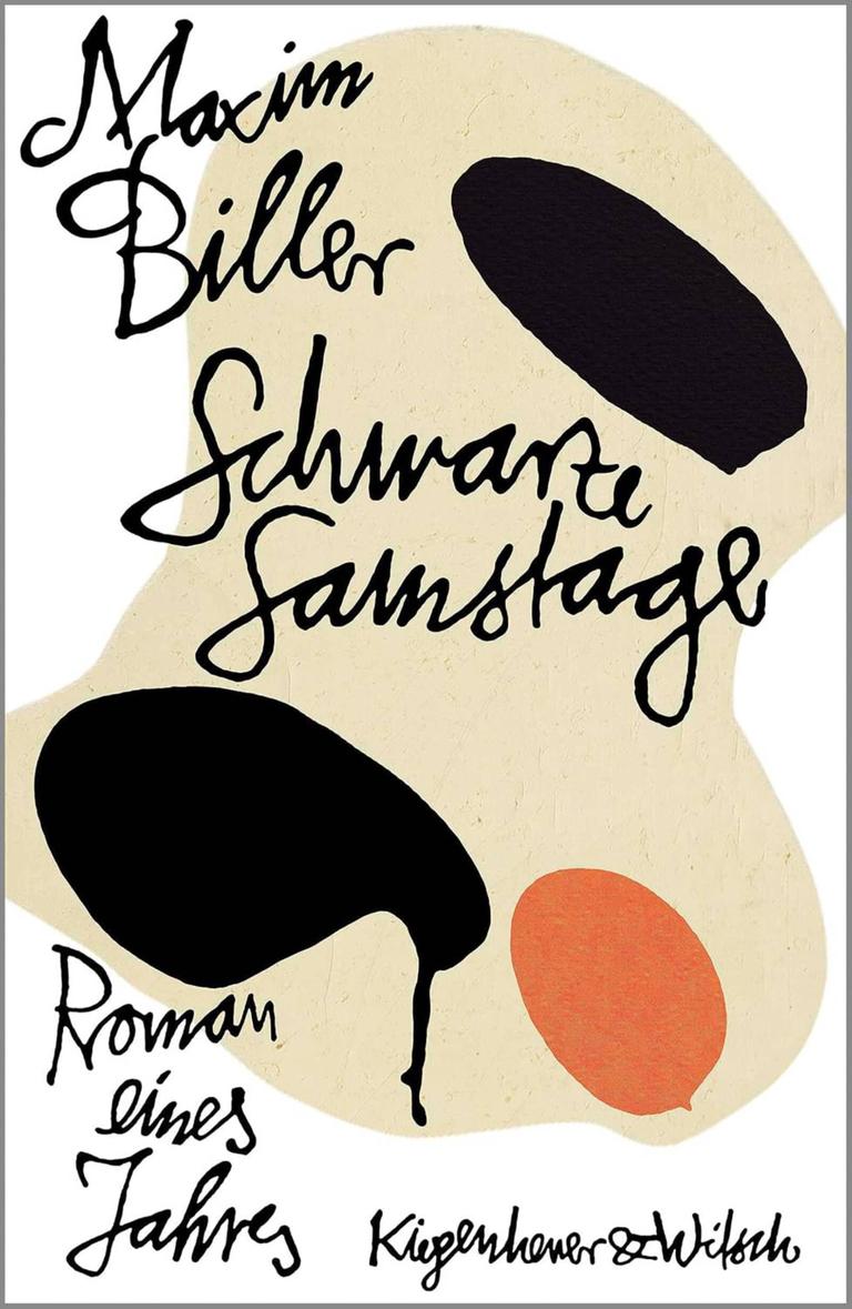Buchumschlag des Romans "Schwarze Samstage" von Maxim Biller