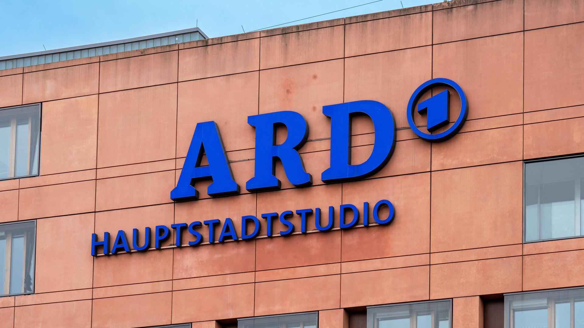 Das Hauptstadtstudio der ARD in Berlin Mitte.