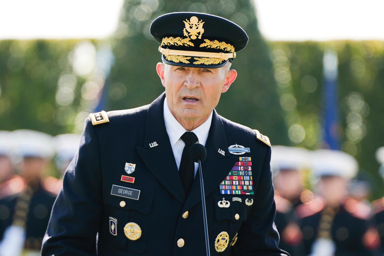 Der bisherige Generalstabschef der Armee, General Randy George, im September 2025 Der bisherige Generalstabschef der Armee, General Randy George, im September 2025